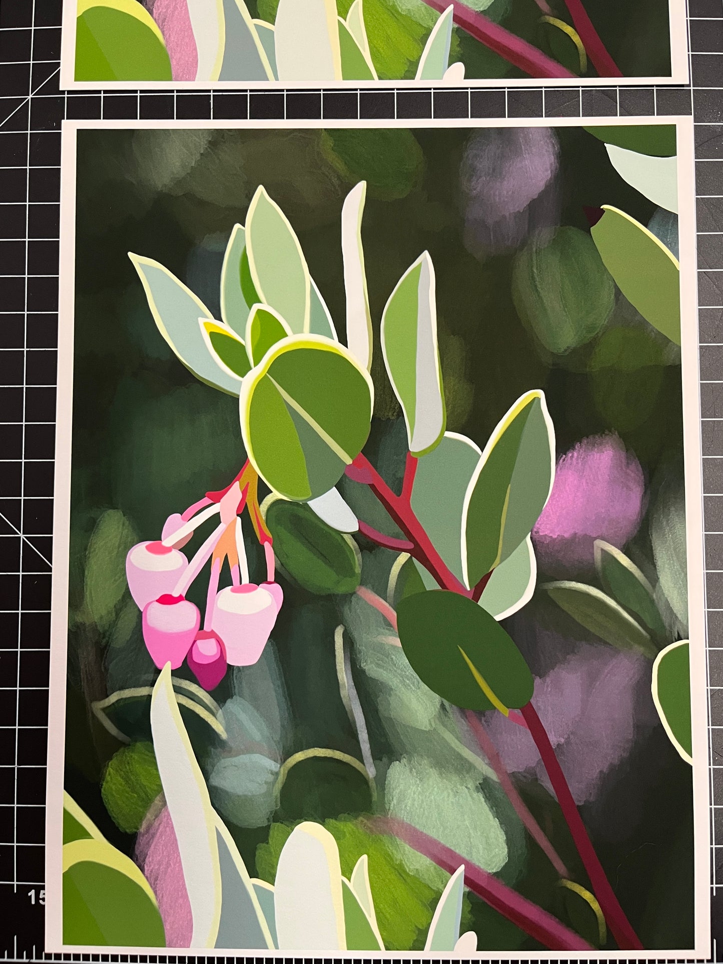 White-crowned Sparrow & Manzanita - Original Art